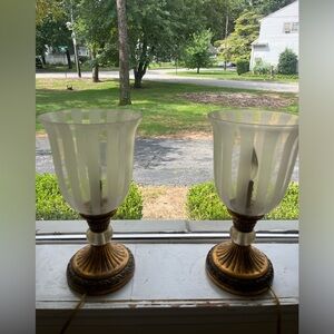 Vintage antique lamps (plug in cord)